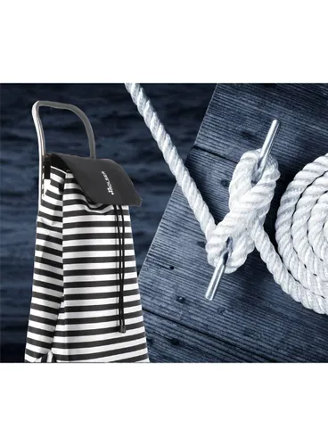 Wózek na zakupy 2-kołowy Rolser Jet Marina Joy - white / black