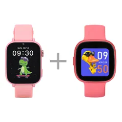 Smartwatch GARETT Kids Nice Pro 4G Różowy + Kids Fit Różowy