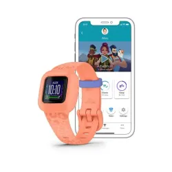 Smartband Garmin Vivofit jr. 3 Peach Leopard