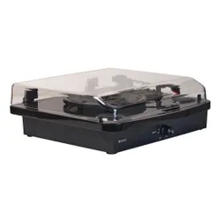 Gramofon DENVER VPL-230 Czarny, Manualny,Napęd paskowy,BT,USB,Wbudowane głośniki,Prędkość odtw. 33 1/3,45,78 obr./min