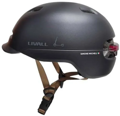 Kask LIVALL C20 Czarny z lampką (rozmiar L)