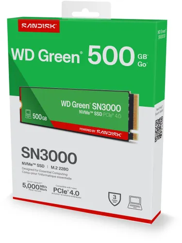 Dysk SANDISK WD Green SN3000 500GB SSD