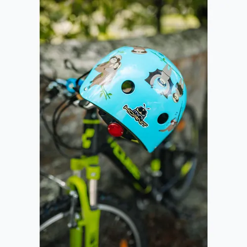 Kask rowerowy dziecięcy Hornit Sloth blue/brown