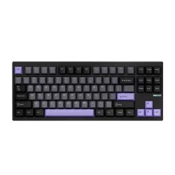 Klawiatura mechaniczna MCHOSE GX87 Max Matcha Latte v2 Czarno-fioletowy