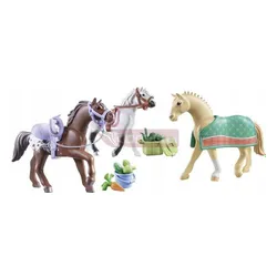 PLAYMOBIL 71356 TRZY KONIE: MORGAN QUARTER HORSE I ANGLOAR