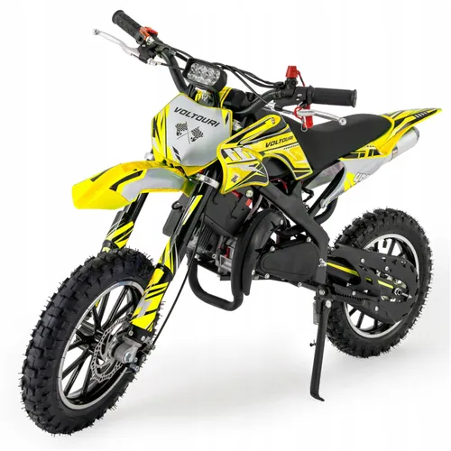 Motocykl spalinowy 49CC cross dla dzieci e-start motor motorek LED 35km/h