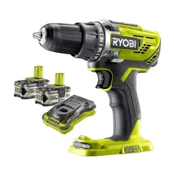 Wiertarko-wkrętarka RYOBI ONE+ R18DD3-0 + Akumulator RYOBI RC18150-250 5Ah 18V + Ładowarka