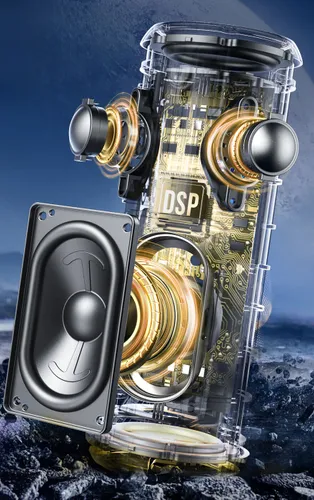 Głośnik mobilny W-KING D320 Czarny