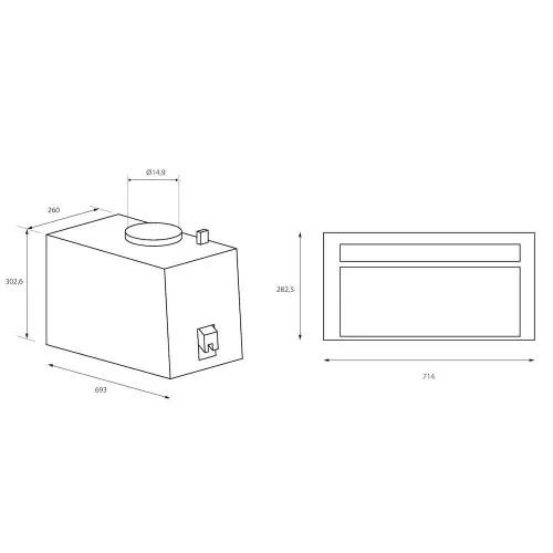 Okap Haier I-Design HAPY72ES6X Inox