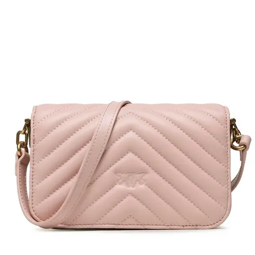 Pinko Love Bell MINI pe 23 Bag PLTT 100048 A0gk roz / roz praf / aur antic O81Q