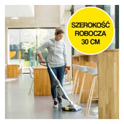 Mop elektryczny KARCHER Professional BR 30/1 C BP (Bezprzewodowy)