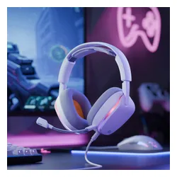Słuchawki GLORIOUS GHS Eternal RGB GLO-A-2PC-WHT Nauszne
