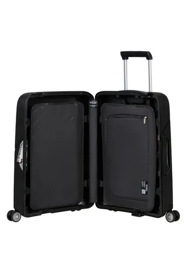 Маленький чемодан Samsonite Magnum Eco-graphite / silver