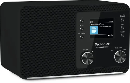 Radioodbiornik TechniSat DigitRadio 307 BT Radio FM DAB+ Bluetooth Czarny