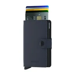 Portfelik RFID Miniwallet Secrid Matte - night blue