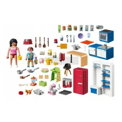 Playmobil Zestaw z figurkami Dollhouse 70206 Rodzinna kuchnia