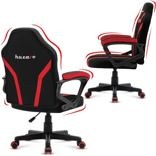 Fotel HUZARO Ranger 1.0 Mesh Czerwony