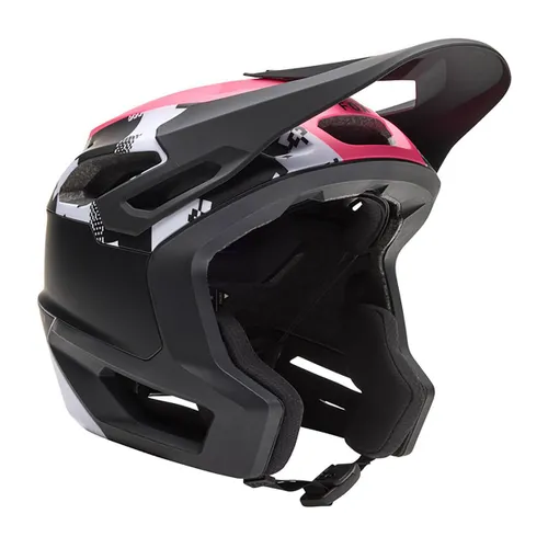 Kask rowerowy Fox Racing Dropframe Pro Digi Image black/white