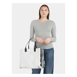 Сумка Tommy Hilfiger Iconic Tommy Tote Metal AW0AW15202 Metallic Silver 0io