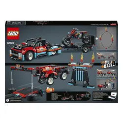 Конструктор Lego Technic фургон и трюк мотоцикл (42106)