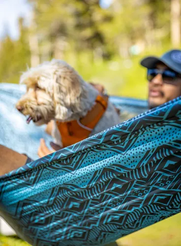 Hamak turystyczny Grand Trunk TrunkTech Double - bluu nile