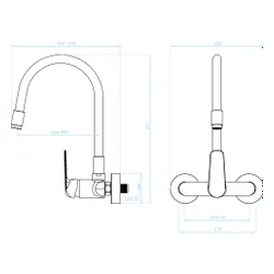 Bateria KUCHINOX Elza BKE 781D Czarny-chrom