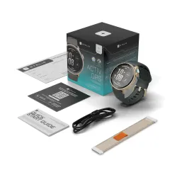 Smartwatch STELIO Activ Funkcje AI 46mm GPS Złoty