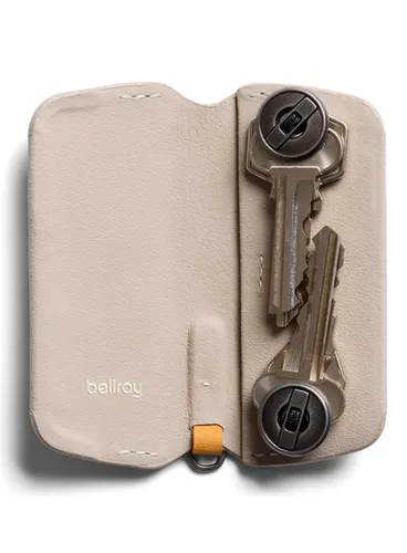 Skórzane etui na klucze Bellroy Key Cover Plus (third edition) - tahini
