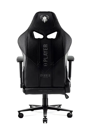 Fotel Diablo Chairs X-Player 2.0 Normal Size Gamingowy do 160kg Skóra ECO Tkanina Czarny