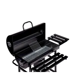 Grill węglowy ogrodowy z pokrywą termometr popielnik składane półki MultiGarden