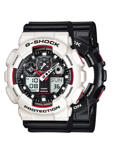 Casio Zegarek SET GA-100-1A4ER + BEZEL 10395292 + PASEK 10347688