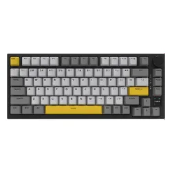 Klawiatura AJAZZ AK820 Pro RGB Hot Swap Flying Fish Switch Czarno-szaro-żółty