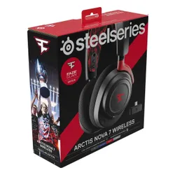 Słuchawki bezprzewodowe z mikrofonem SteelSeries Arctis Nova 7 Wireless Nauszne FaZe Clan Limited Edition