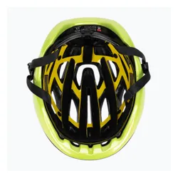 Kask rowerowy MET Estro Mips black/lime yellow metallic matt glossy
