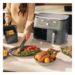 Air fryer Frytkownica beztłuszczowa NINJA Dual Zone Max DZ400EU 9.5 l Szary