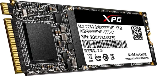 ADATA XPG SX6000 Pro SSD 1 TB M. 2 2280 PCI-E x4 Gen3 NVMe SSD (ASX6000PNP-1TT-C)