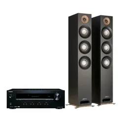 Zestaw stereo Onkyo TX-8220 (czarny), Jamo S 809 (czarny)