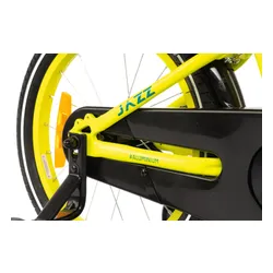 Rower dziecięcy KARBON Jazz 16 cali dla chłopca Limonkowy