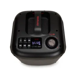 Power Audio Aiwa KBTUS-250 40W Bluetooth Radio FM, DAB Mikrofon Karaoke Czarny