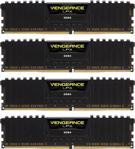 Pamięć Corsair Vengeance LPX, DDR4, 64 GB, 2666MHz, CL16 (CMK64GX4M4A2666C16)