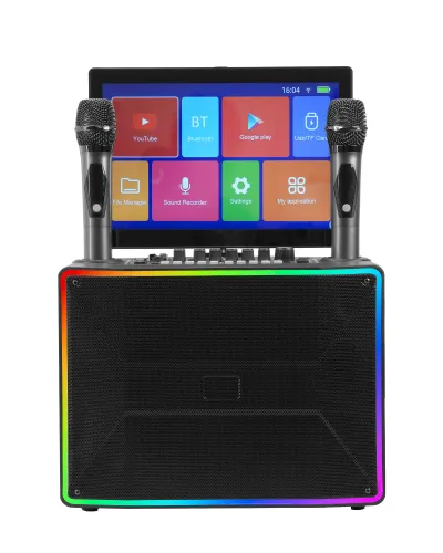 Power Audio Musicmate MM-SC900 PartyStar 250W Mikrofon Karaoke Bluetooth Czarny