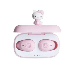 Słuchawki bezprzewodowe OTL Technologies Hello Kitty 3D Character Collectible TWS Earphones Dokanałowe Bluetooth 5.3 Różowy