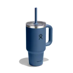 Kubek termiczny Hydro Flask 32 Oz Travel Tumbler Clear Lid (946 ml) - harbor blue