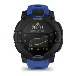 Smartwatch Garmin Instinct 3 50mm GPS Czarno-niebieski