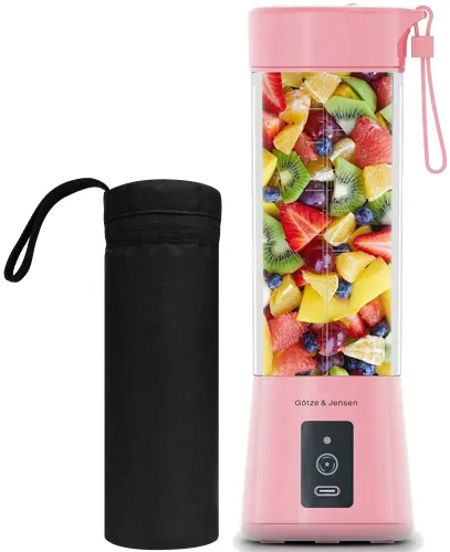 Blender personalny GÖTZE & JENSEN PB940P Różowy Bezprzewodowy + pokrowiec