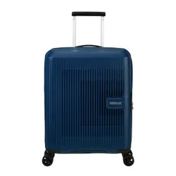 Walizka mała poszerzana American Tourister AeroStep - navy blue