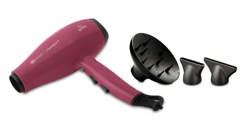 Suszarka do włosów GA.MA Comfort 5D Infrared&Ozone Ion Jonizacja Dyfuzor Zimny nawiew 2200W 3 prędkości 3 temperatury