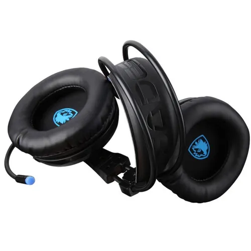 Sades Locust Plus 7.1 Surround czarno-niebieskie