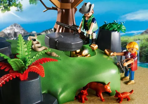 Playmobil Набор фигурок Приключение в домике на дереве 5557