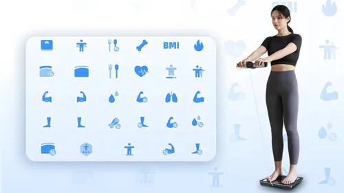 Waga łazienkowa EXTRALINK K-201 Biały